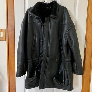 PROTOCOL Leather Jacket Men XL